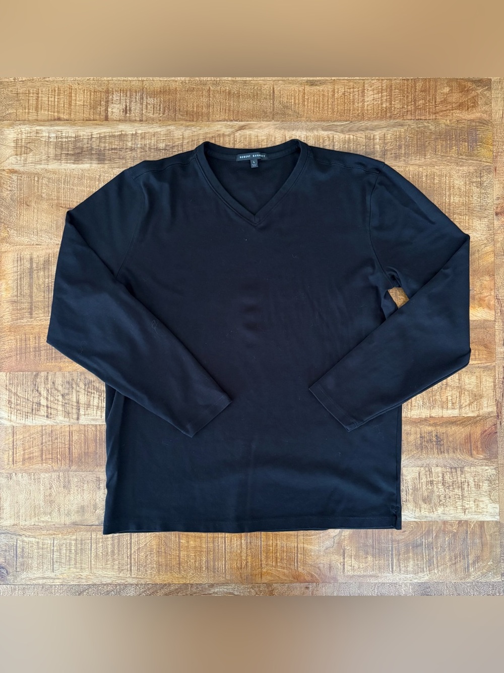 Robert Barakett Jefferson Long Sleeve V-Neck Shirt - Picture 2 of 6